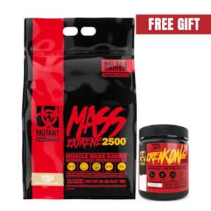 Health supplement: MUTANT MASS EXTREME2500 20LBS