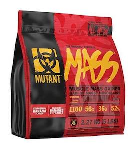 MUTANT MASS, MASS GAINER 5LB