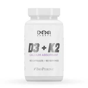 Health supplement: DNA sport D3 + K2 calcium absorbent