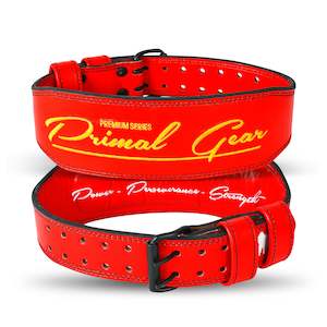 Health supplement: Signature range leather belt RED (NEW)