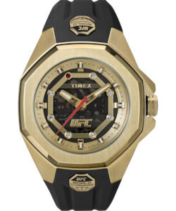 Health supplement: UFC PRO 45MM WORLD CHAMPION EDITION AUTOMATIC GLD BLK SILC TW2V86500