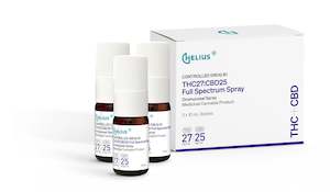 Helius THC27:CBD25 Full Spectrum Oral Spray 3 x 10ml