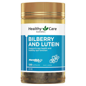 Supplements More Brands: Healthy Care Bilberry & Lutein 120 Capsules