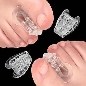 Silicone Gel Toe Separator Spacer Straightener Relief Foot Bunion Pain