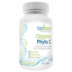 Vitamins Supplements: BioTrace Organic Phyto C - 60 Caps