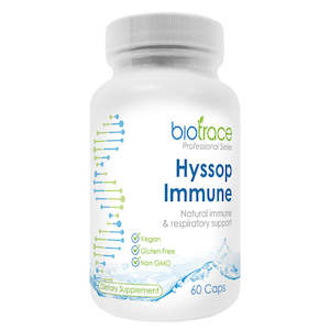 Vitamins Supplements: BioTrace Hyssop Immune 60 capsules