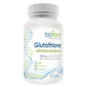 Vitamins Supplements: BioTrace Glutathione 250mg - 60 capsules