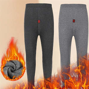 Shapewear: Mens Winter Fleece Lined Leggings Thermal Long Johns Underwear Pants