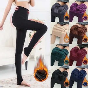 Shapewear: Womens Winter Leggings Velvet Fleece Insulated Tights Thermal Pants