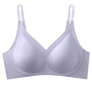 Underwear: Women's Seamless Wireless Bras Comfort Sleep Leisure V Neck Bralette