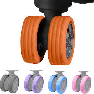 Travel Gears: 8Pcs Luggage Suitcase Wheels Protective Cover