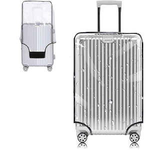 Clear PVC Suitcase Protectors Transparent Cover Waterproof Wheeled Travel Luggage Sleeve