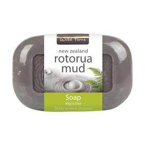 Natural Soap: Parrs Wild Ferns Rotorua Mud Soap 95g