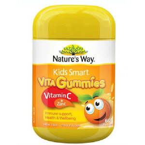 Natures Way: Nature's Way Kids Smart Vita Gummies Vitamin C + Zinc 60 Pastilles