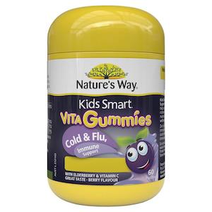 Nature's Way Kids Smart Vita Gummies Cold & Flu Immunity 60 Pastilles