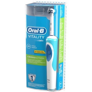 Oral Care 1: Oral-B Vitality CrossAction Rechargeable Power Toothbrush with 2 Brush Heads