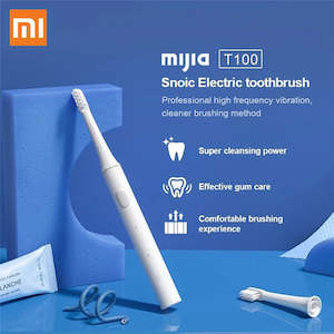 Oral Care 1: Xiaomi Mijia T100 Sonic Electric Toothbrush USB Rechargeable IPX7 Waterproof