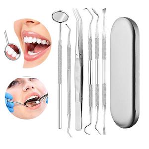 6pcs/set Dental Hygiene Examinations Kits Teeth Cleaning Tools