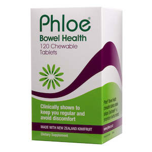 Phloe: Phloe Bowel Health 120 Chewable Tabs