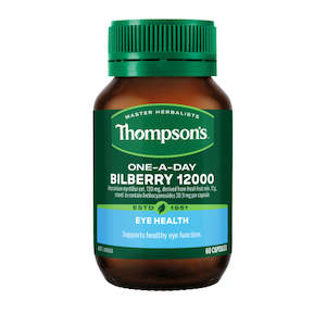 Thompson's One-A-Day Bilberry 12,000mg - 60 Capsules