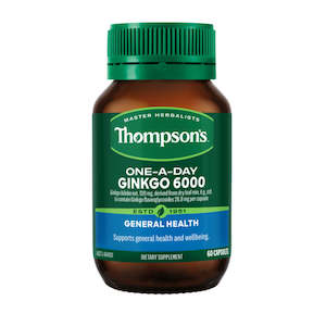 Thompson's One-A-Day Ginkgo 6000 - 60 Capsules