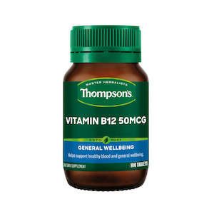 Thompson's Vitamin B12 50mcg 100 Tablets