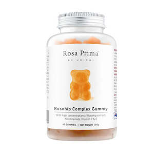 Unichi Rosa Prima Rosehip Complex Gummy 60 Gummies