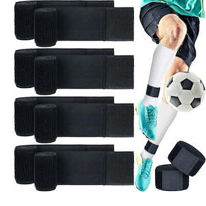 Soccer Shin Adjustable Shin Fixed Straps Anti Slip Ankle Guards