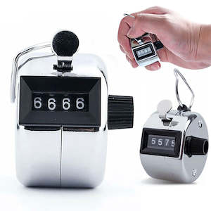 Sports Gears: 2pcs 4-Digits Hand Tally Counter Number Clicker