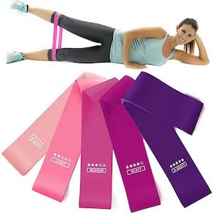 5pcs/set Yoga Resistance Loop Exercise Band