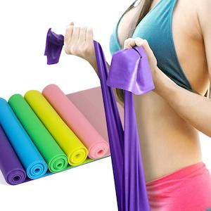 2PCS Exercise Natural Latex Elastic Bands for Yoga