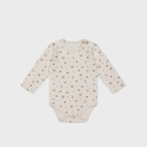 Organic Cotton Fernley Bodysuit - Woodland Friends