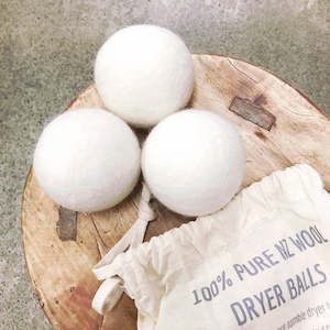 100% NZ Wool Dryer Balls - 3pk