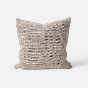 Hutt Wool Cushion | Mulberry & Natural + Inner