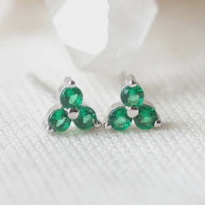 Gift: Birthstone Studs | May | Silver