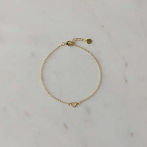 Dotty Love Bracelet | Gold