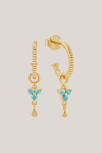 Gift: Birthstone Hoops | December | Gold