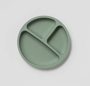 Gift: Silicone Divided Plate Soft Moss