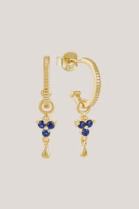 Gift: Birthstone Hoops | September | Gold