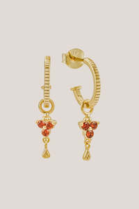 Gift: Birthstone Hoops | January | Gold