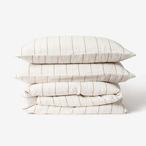 Monday Linen Duvet Cover | Chalk Miso | Queen