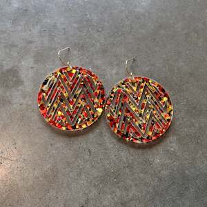 Earrings Multi Glitter, Mana