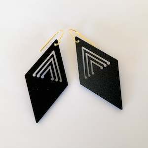 Design services: Earrings Black, Tino Taimana