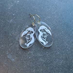 Design services: Earrings Clear, Māmā & Pēpi