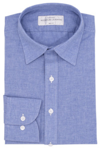 Menswear: Matterhorn Melange Blue - Super Slim