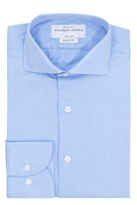 Menswear: Noble Blue - Slim Fit - Single Cuff