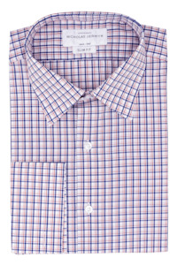 Merchant Check - Slim Fit - Double Cuff