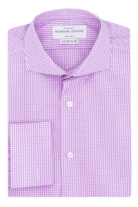 Menswear: Willems Check Purple