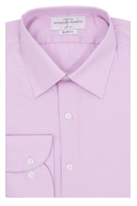 Menswear: Luxury Houndstooth Lilac - Super Slim