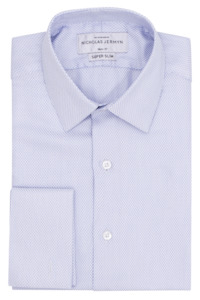 Menswear: Luxury Idris Blue - Slim Fit